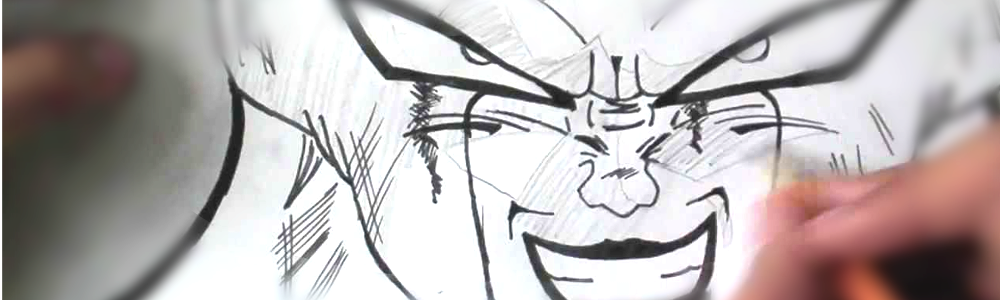 Goku Super Sayajin 3 - Obra de arte - artista Daniel N'jadaka - Desenho 